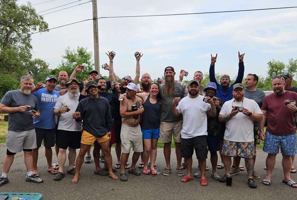 Celebrating the reunion weekend.