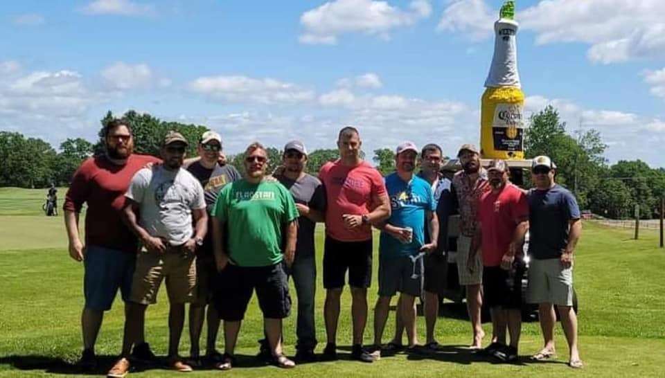 A golf day at the reunion.